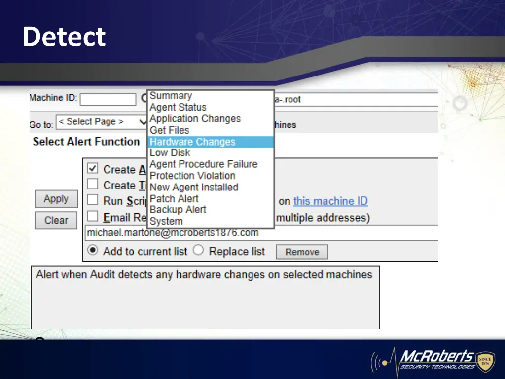 detect 1