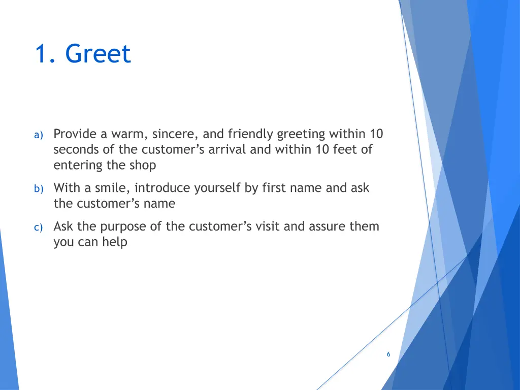 1 greet