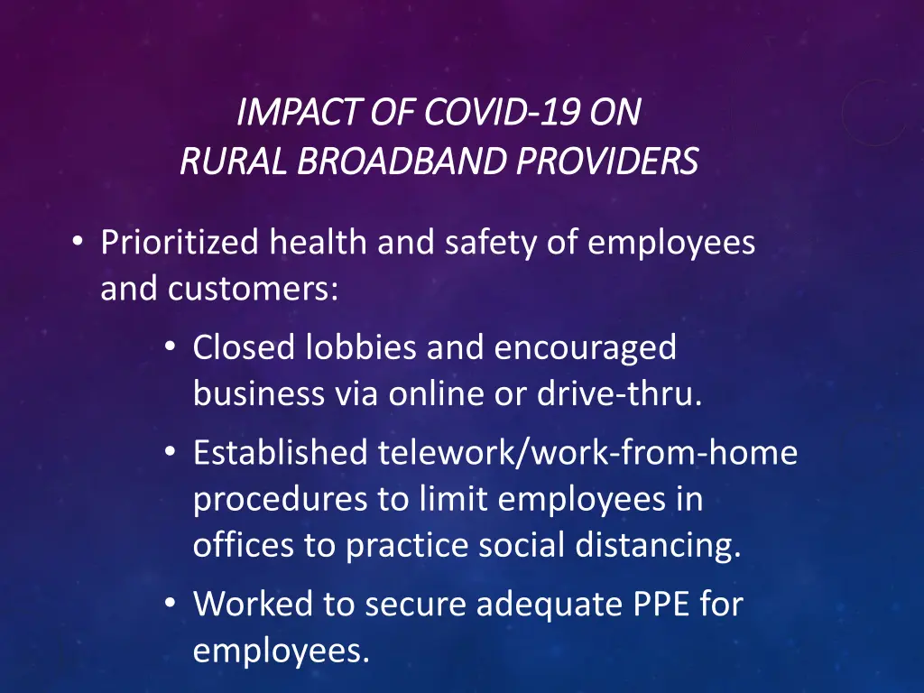 impact of covid impact of covid 19 on rural 1