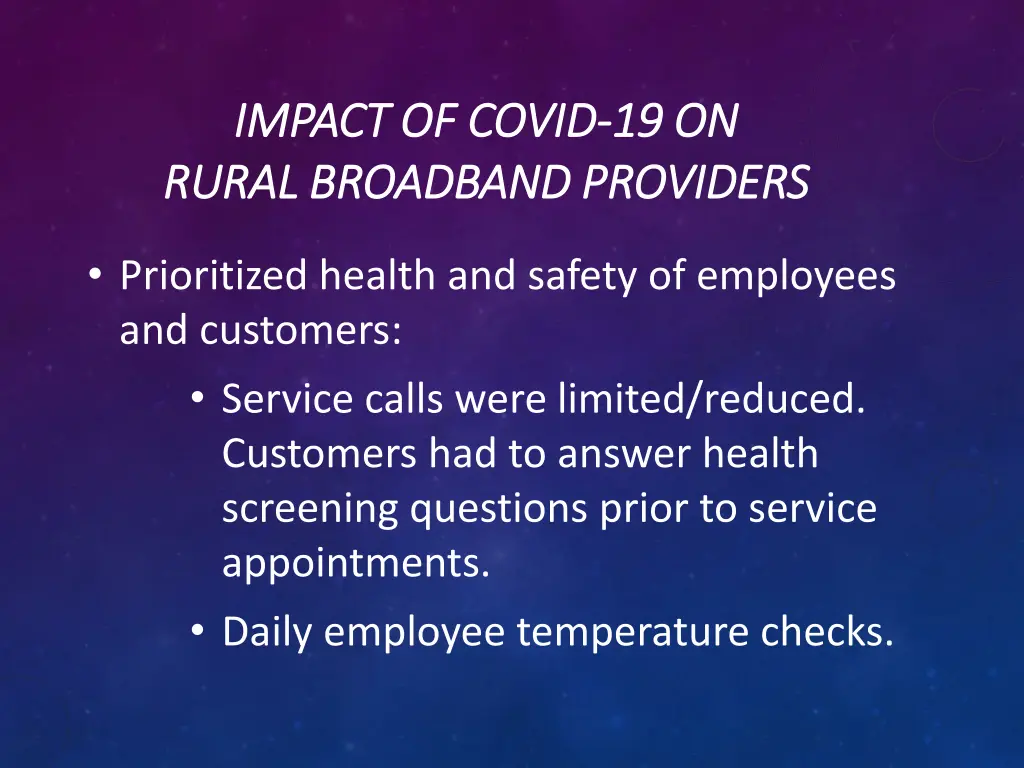 impact of covid impact of covid 19 on rural 2