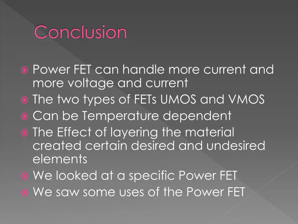 conclusion