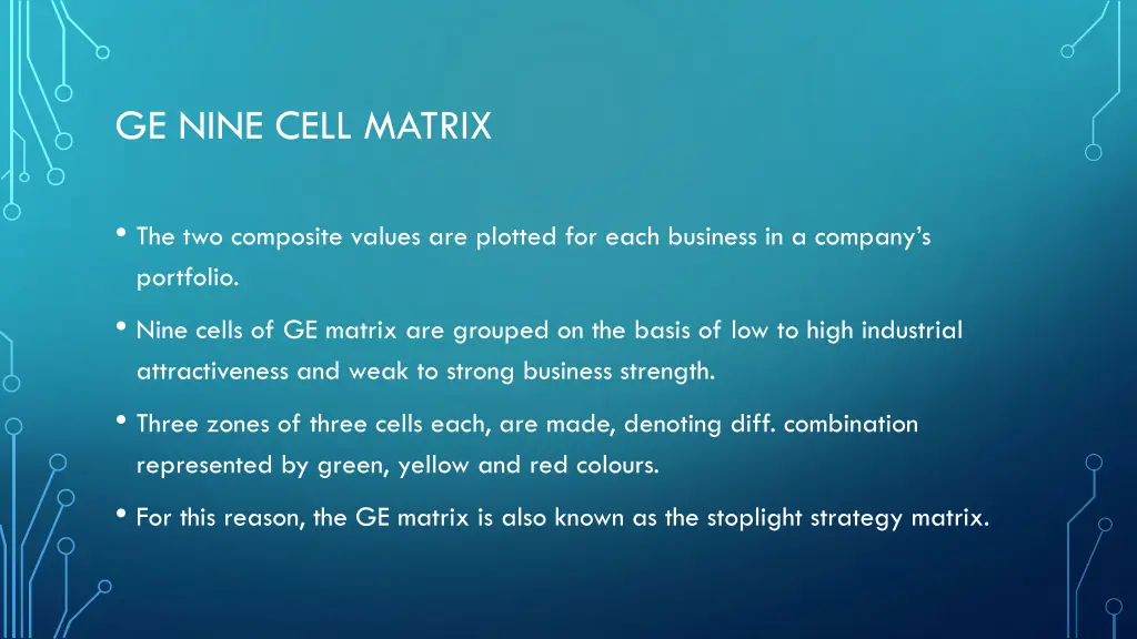 ge nine cell matrix 1