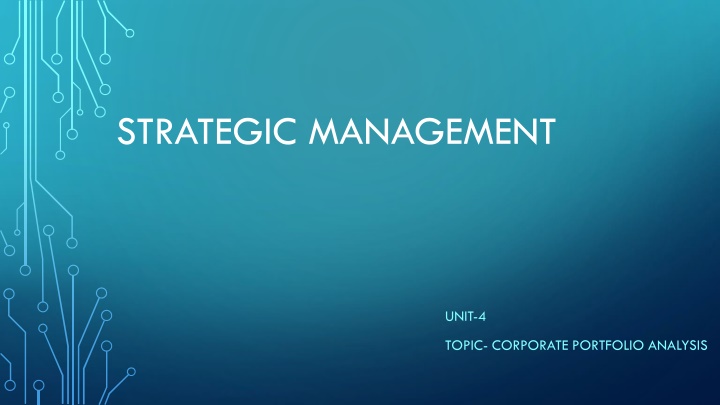 strategic management