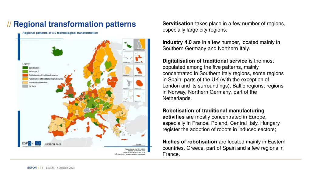 regional transformation patterns