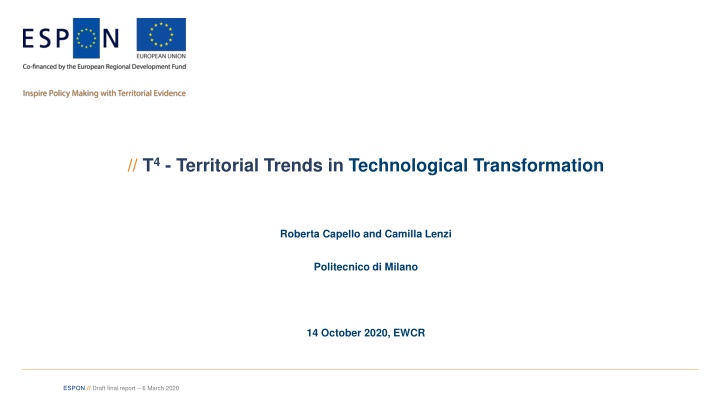 t 4 territorial trends in technological