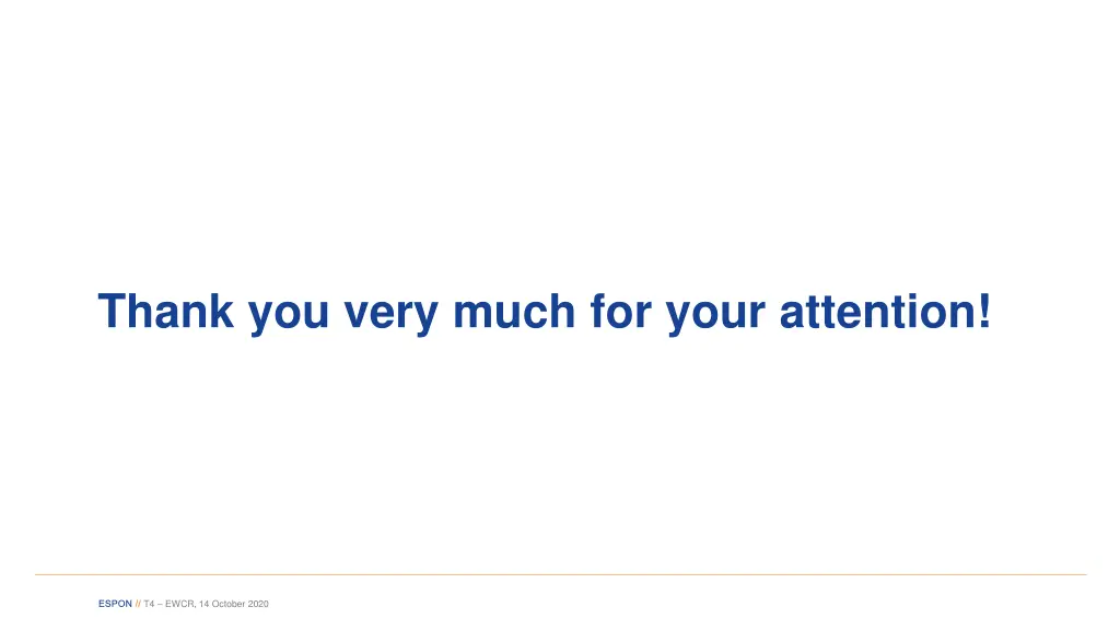 thank you very much for your attention