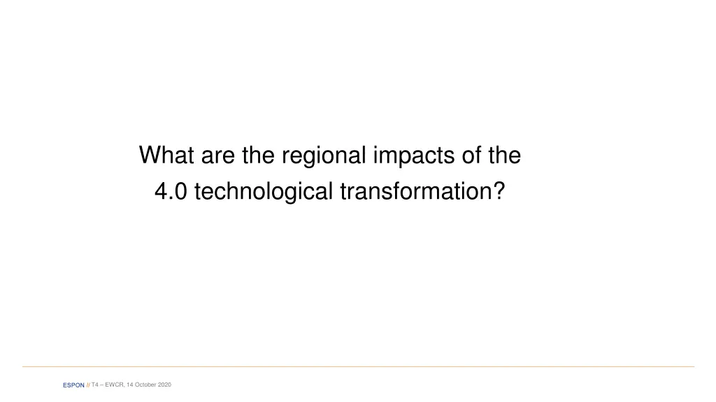 what are the regional impacts