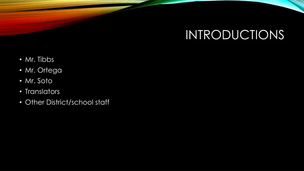 introductions