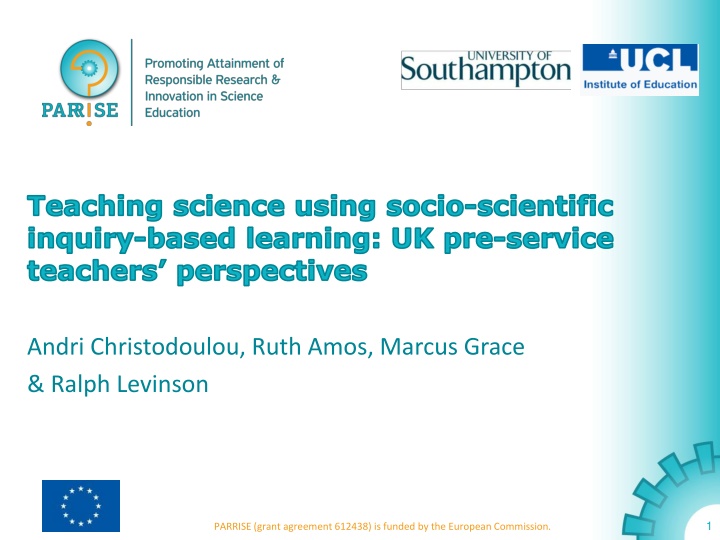 teaching science using socio scientific inquiry