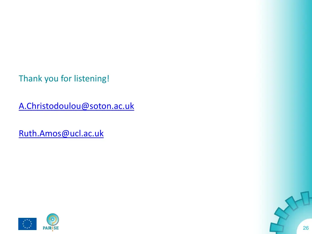 thank you for listening