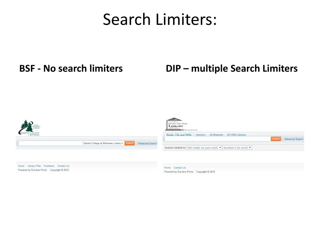 search limiters 2