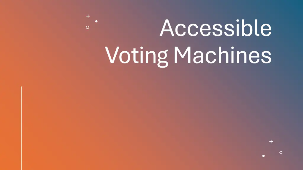 accessible voting machines