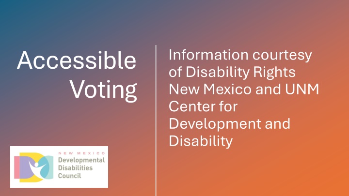accessible voting