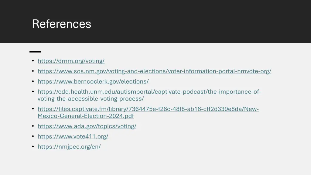 references