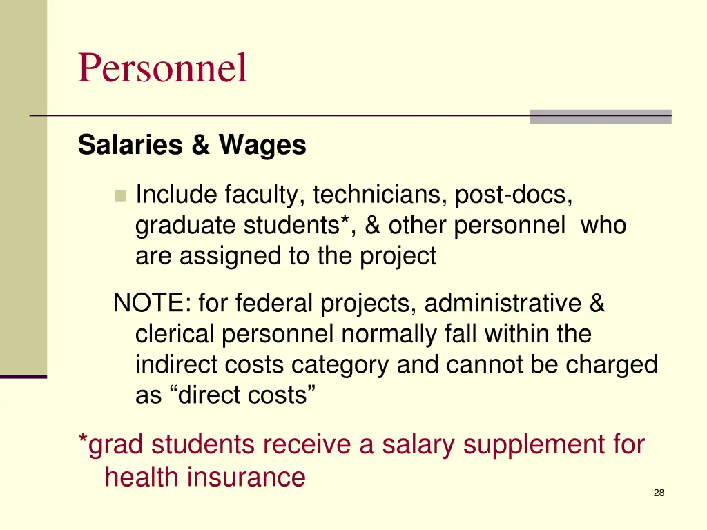 personnel