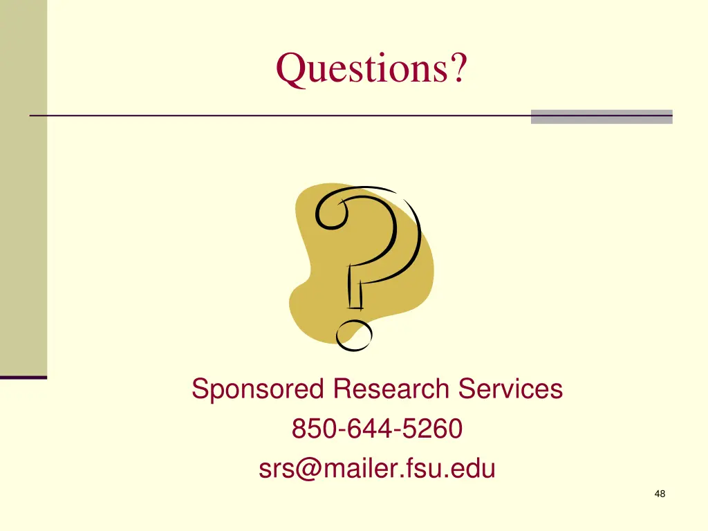 questions