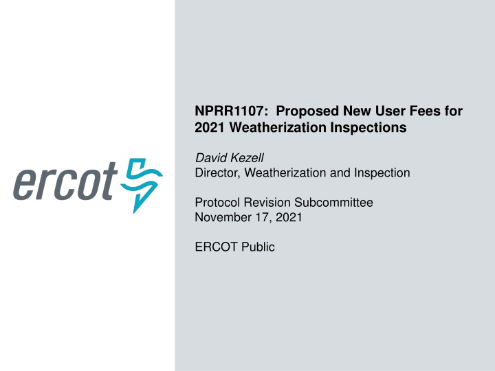 nprr1107 proposed new user fees for 2021