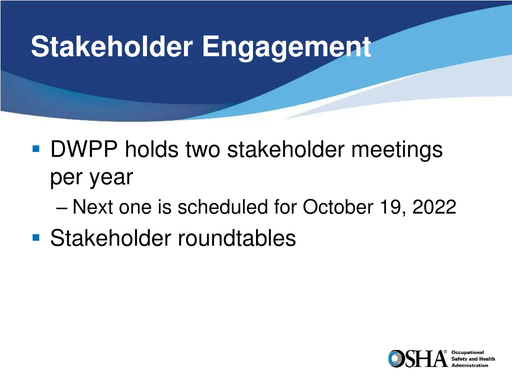 stakeholder engagement