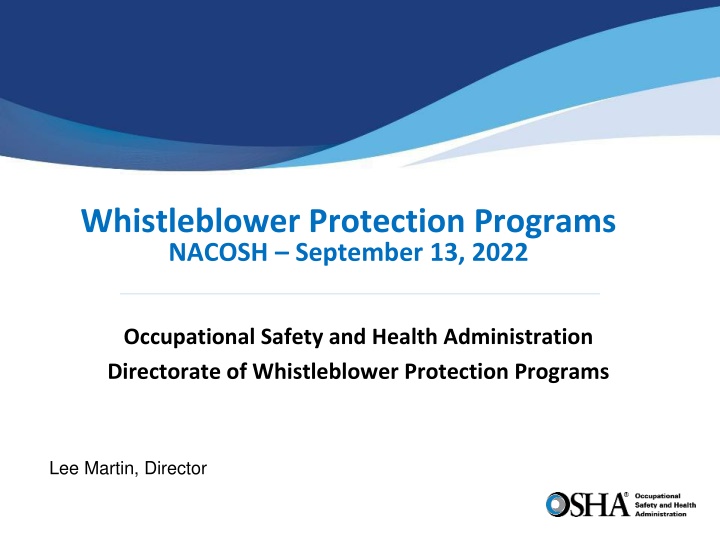 whistleblower protection programs nacosh