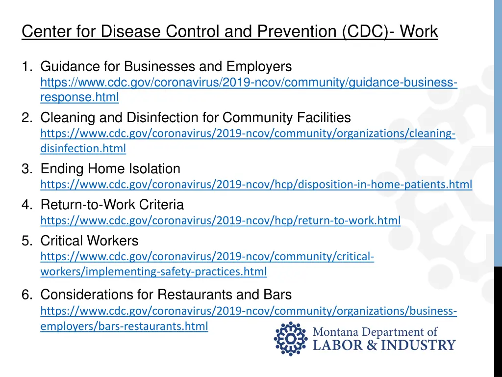 center for disease control and prevention cdc work