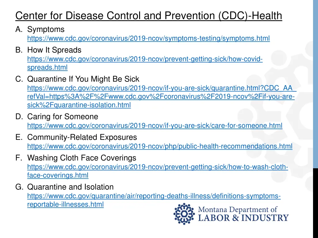 center for disease control and prevention