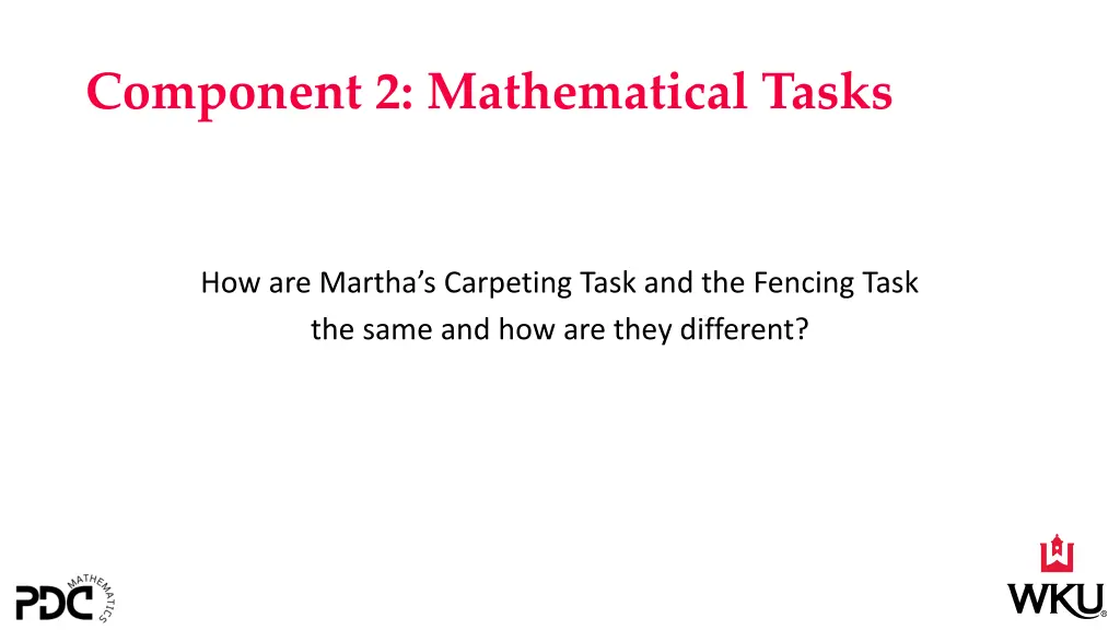 component 2 mathematical tasks 1