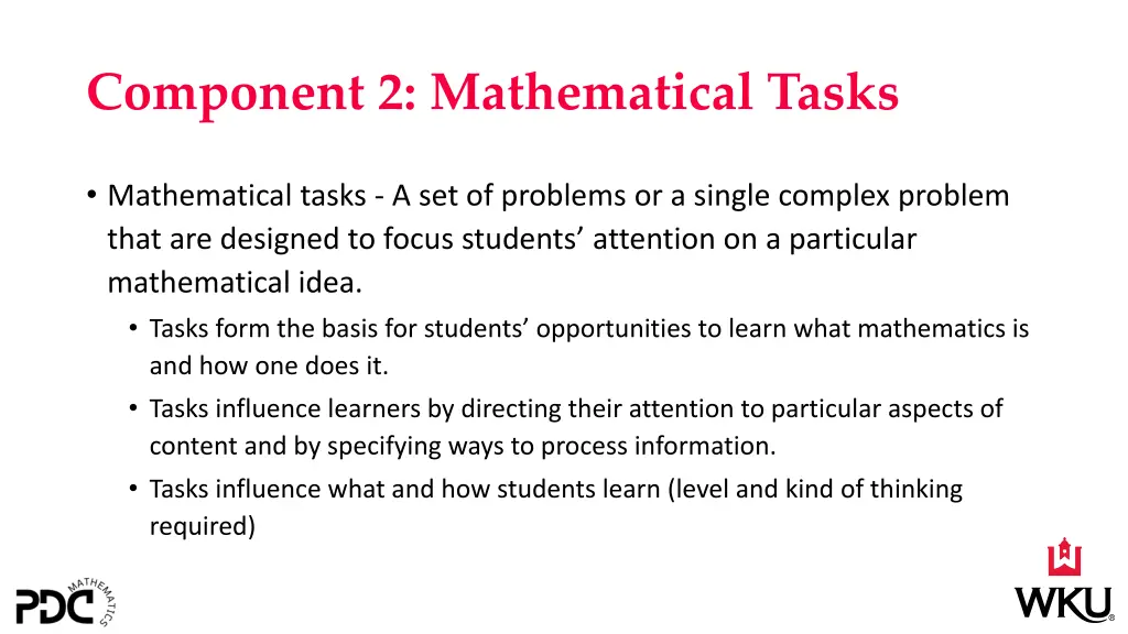 component 2 mathematical tasks 3