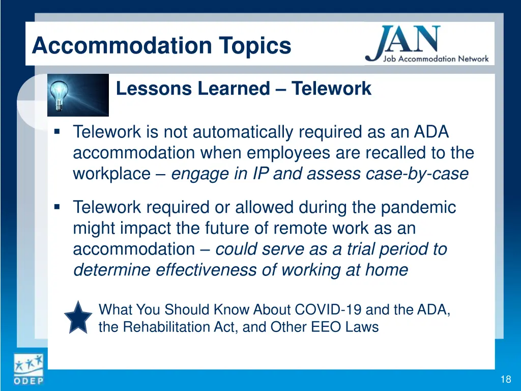 accommodation topics 4