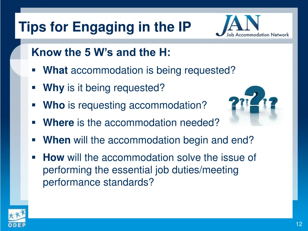 tips for engaging in the ip