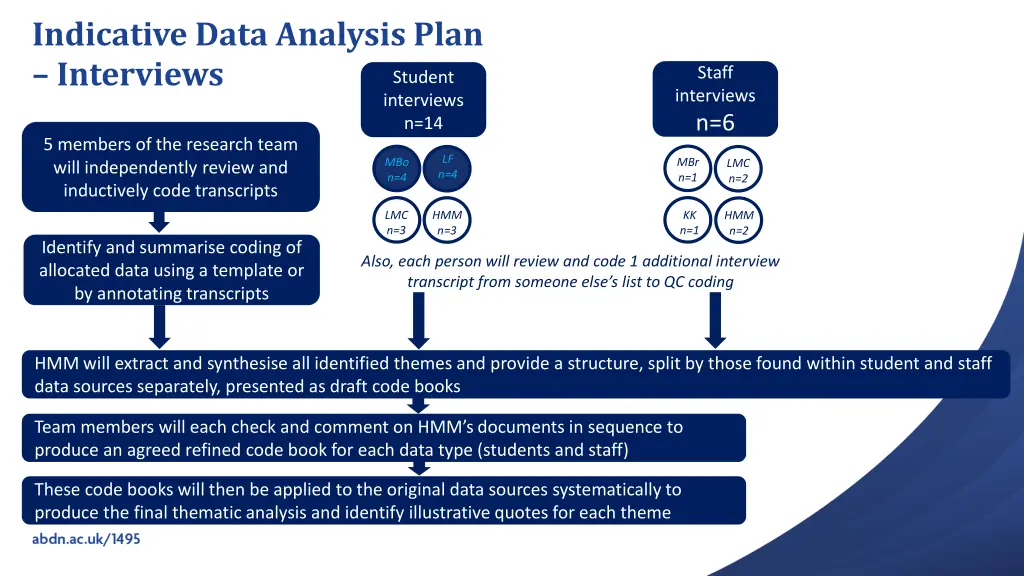 indicative data analysis plan interviews