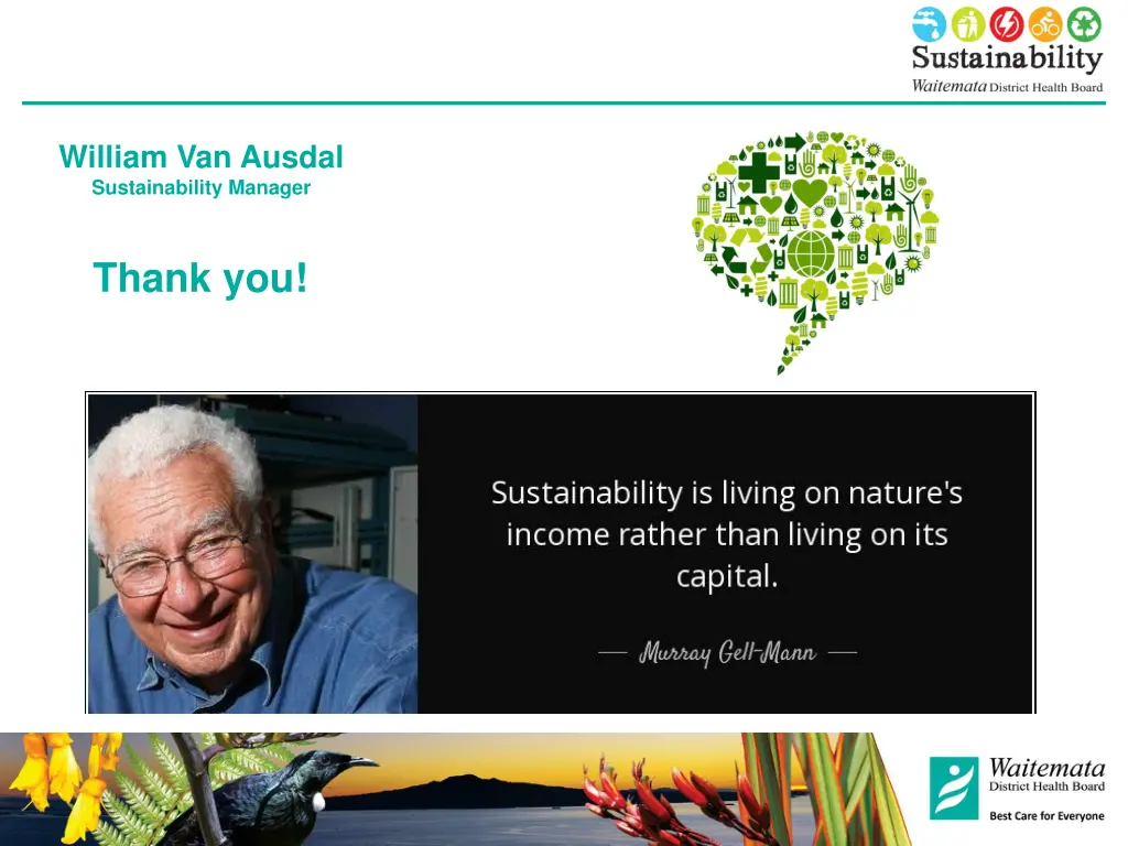william van ausdal sustainability manager
