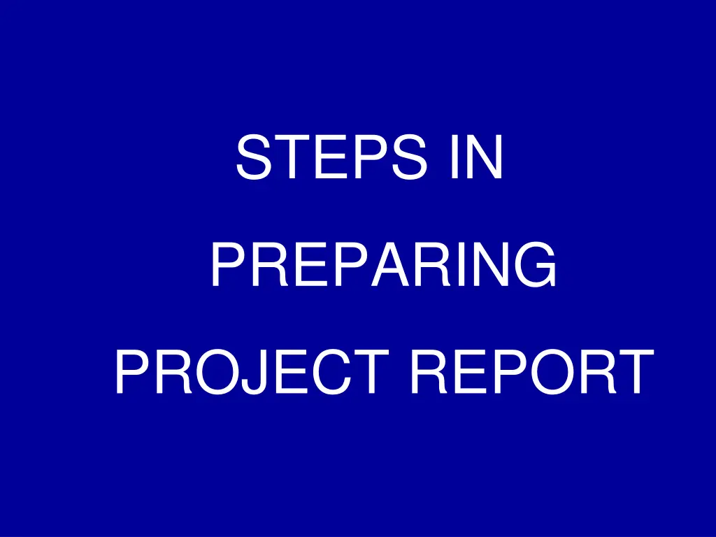 steps in