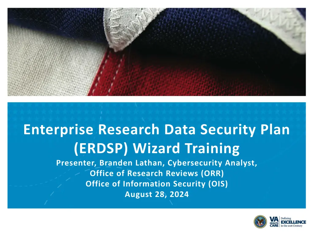 enterprise research data security plan erdsp