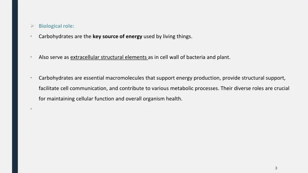 biological role