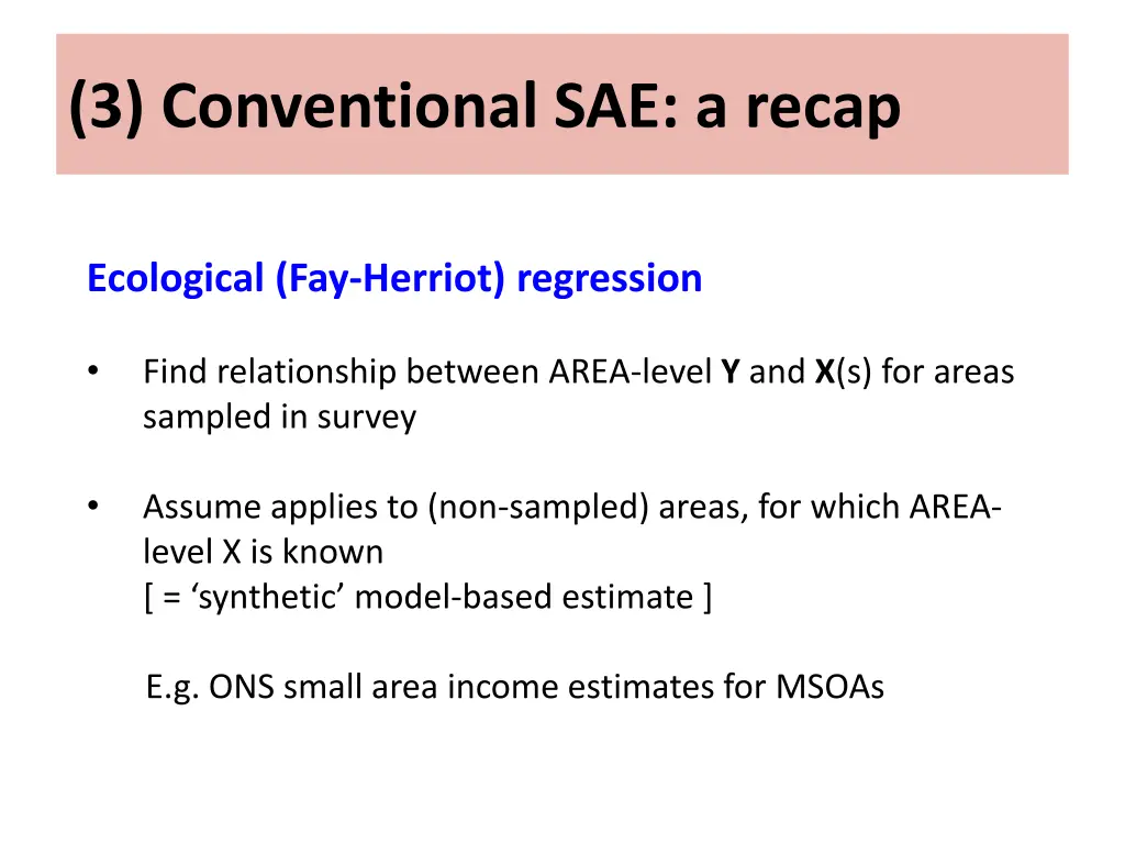 3 conventional sae a recap