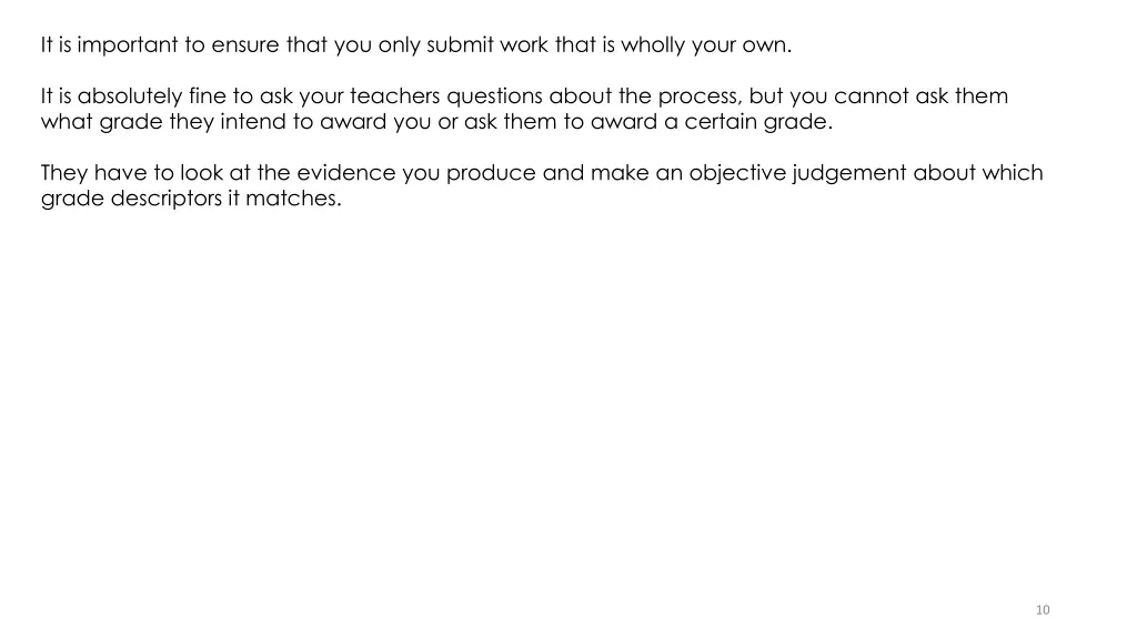 it is important to ensure that you only submit