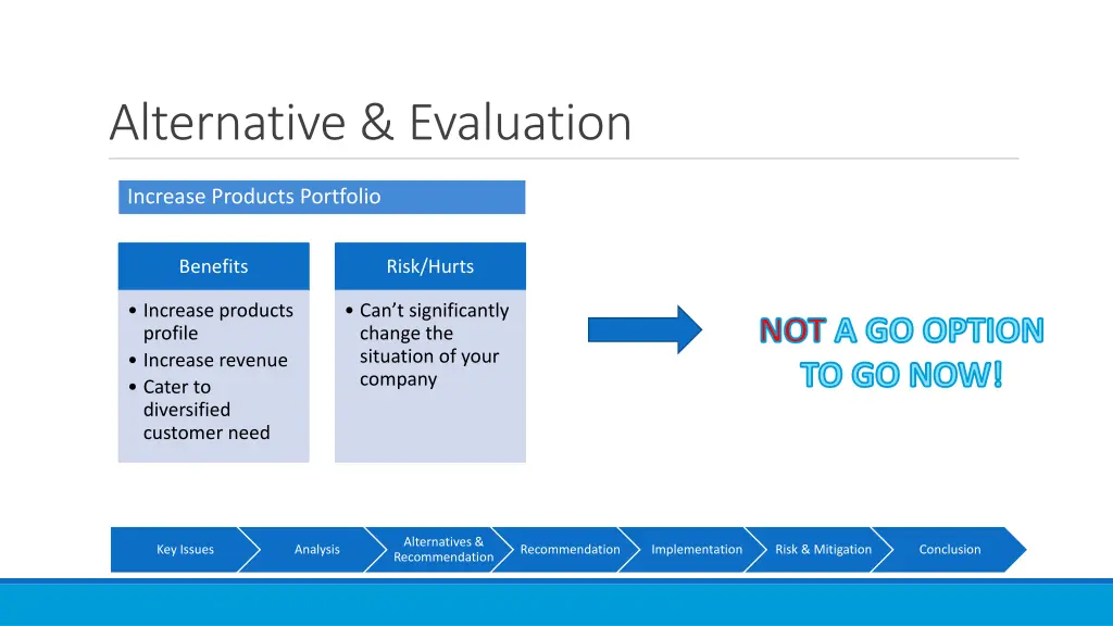 alternative evaluation 2