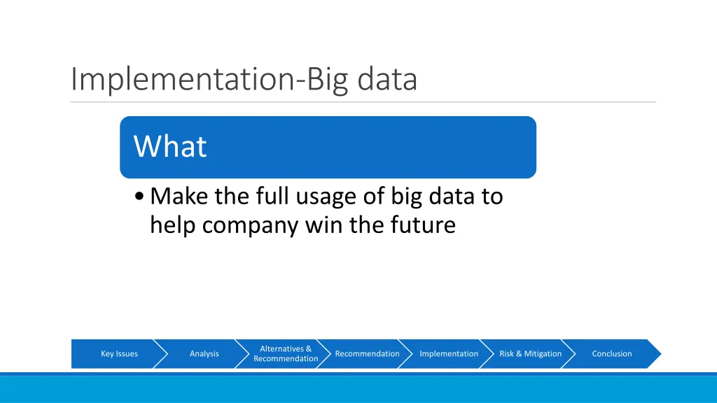 implementation big data