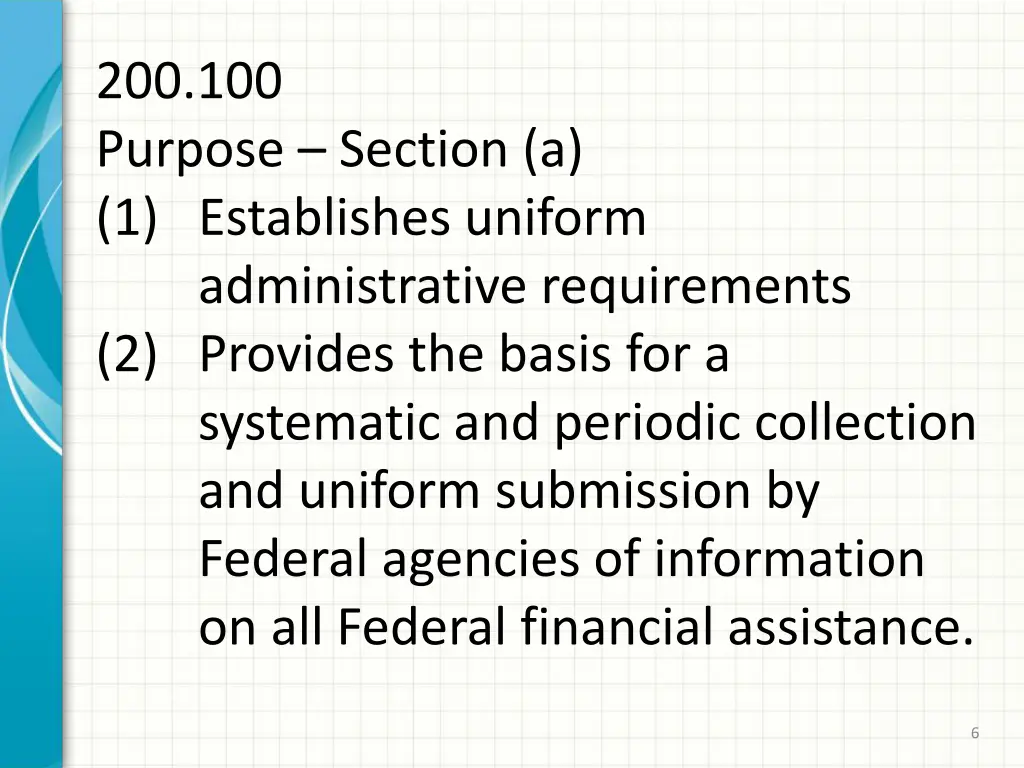 200 100 purpose section a 1 establishes uniform