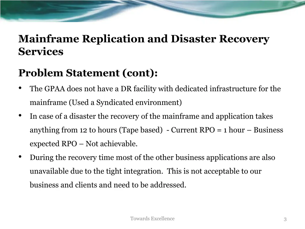 mainframe replication and disaster recovery 2