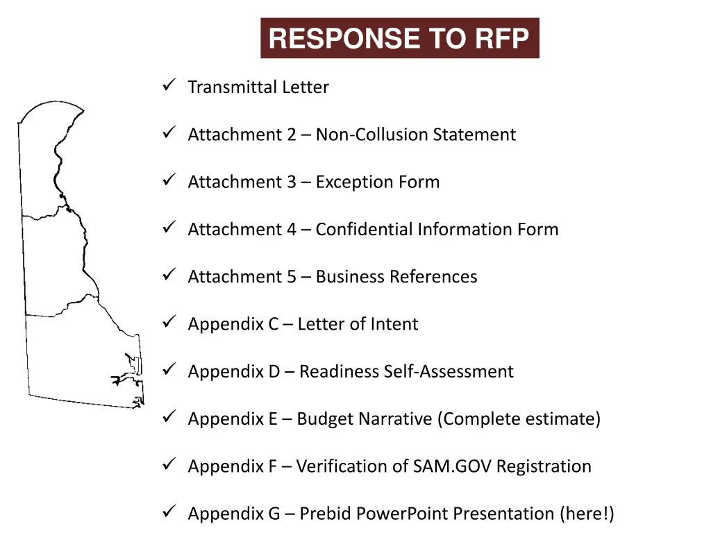response to rfp 9