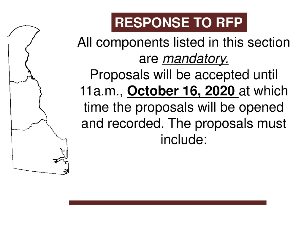 response to rfp