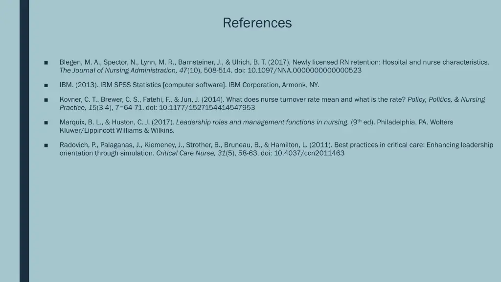 references