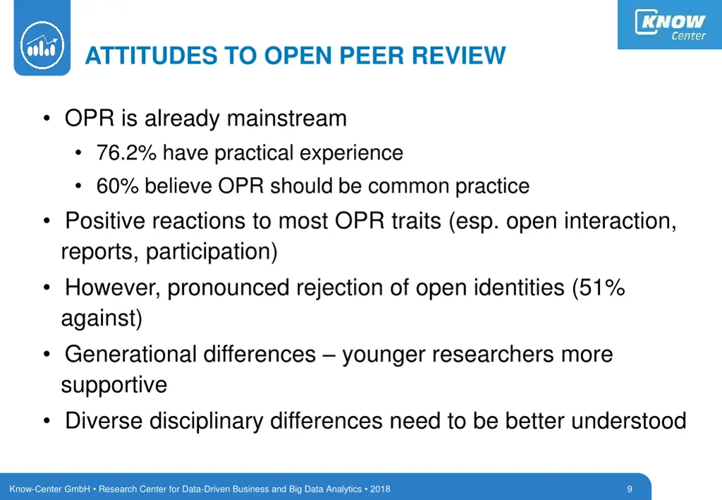 attitudes to open peer review