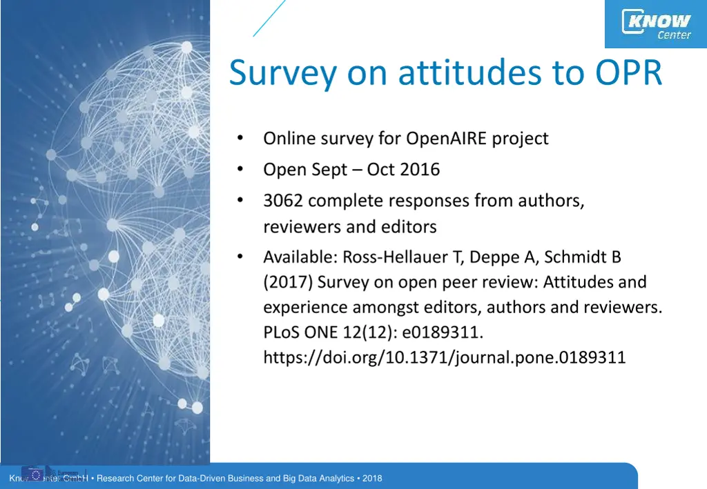 survey on attitudes to opr