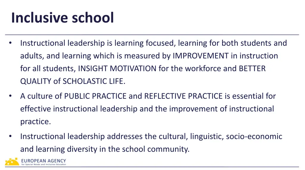 inclusive school
