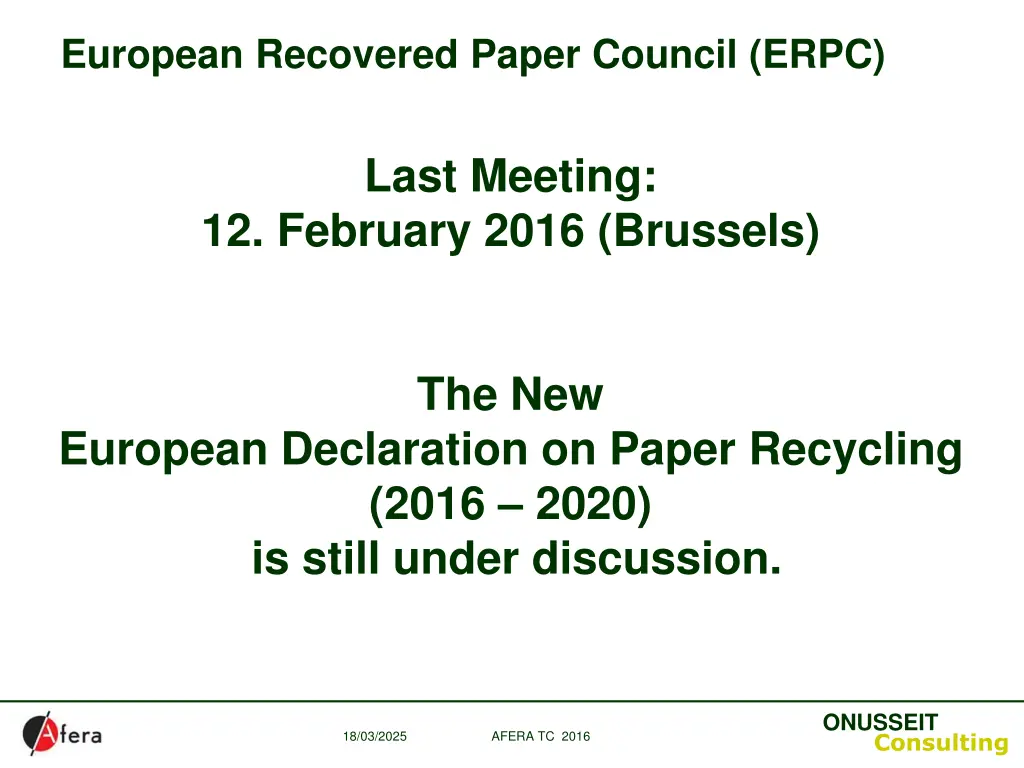 european recovered paper council erpc 3