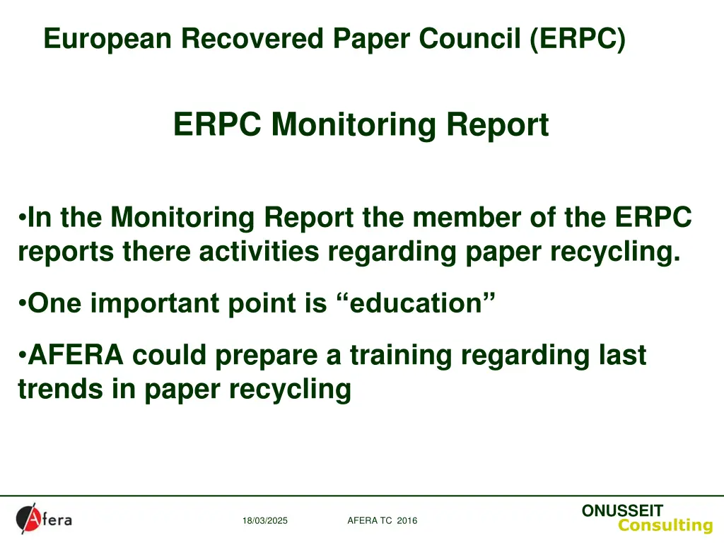 european recovered paper council erpc 5