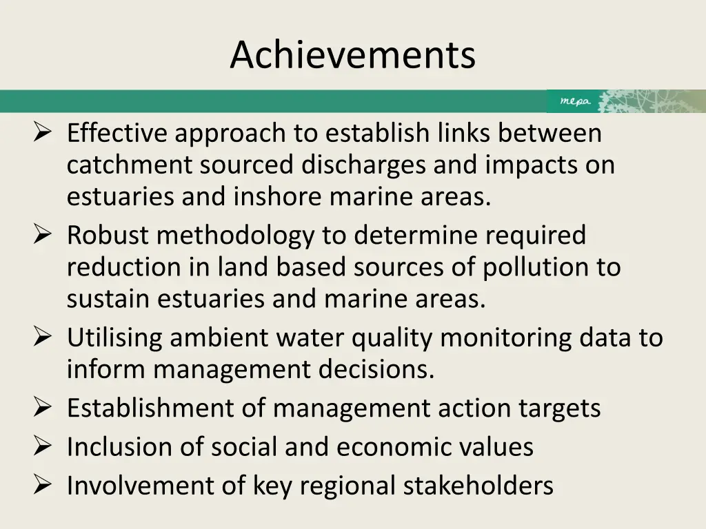 achievements