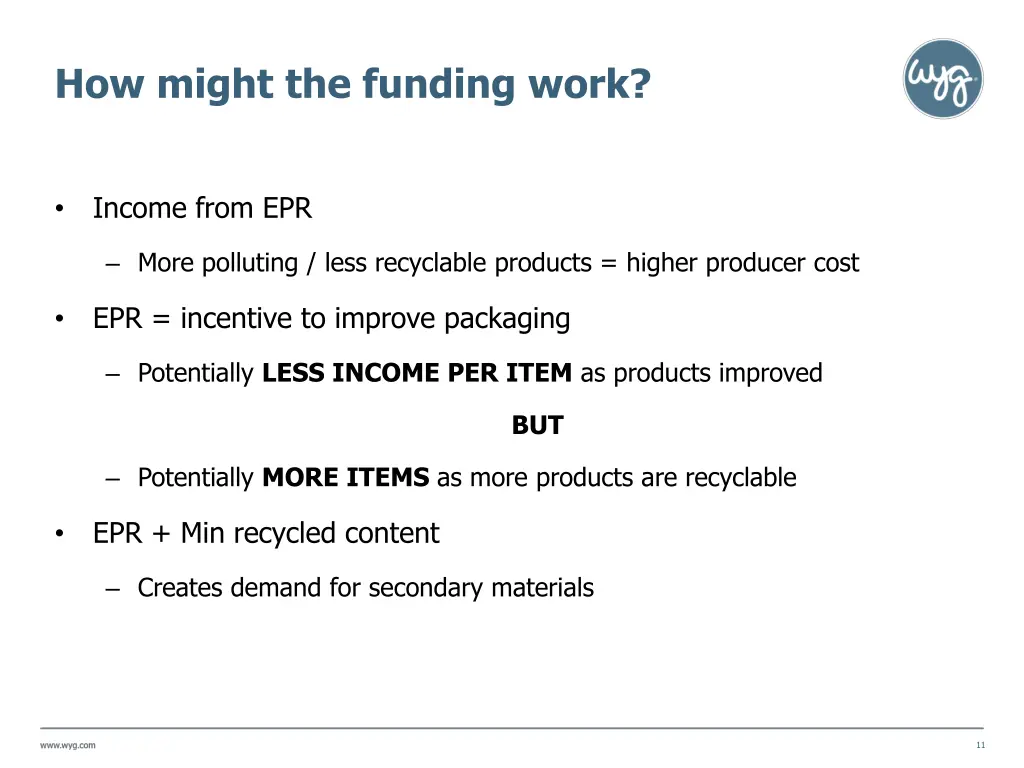 how might the funding work
